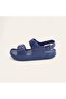 Double Striped Beach Daily Summer Navy Blue Eva Sandals/Slippers - 2