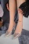 White Transparent Pearl Detailed Women's Heeled Shoes Wedding Dress Shoes - 5