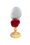 Red rose choker sequined necklace accessory - 3
