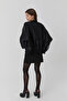 Pocket Detailed Organza Tulle Jacket Black - 4