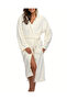 100% Cotton Hooded Women's / Men's Lux Bathrobe - 2