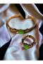 Pure Copper Anti-Allergic Natural Stone Bracelet & Ring Set - 5