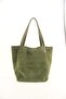 Women's Genuine Suede Leather Hobo Large Casual Shoulder Bag - 3