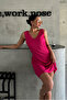 Women's V-Neck Comfortable Fit Summer Dress - 3