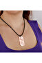 Pure Copper Necklace, 2.5mm Thick Pure Copper Necklace for Stress Anxiety, 4 Elements, Unisex - 3