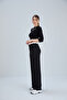 Contrast Belted Linen Blended Trousers - 7