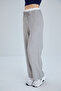 Contrast Belted Linen Blended Trousers - 2
