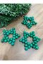 Handmade Wooden Star 3-Piece Christmas Ornament Pine Tree Ornament 30ysl