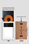 3 قطع إطار 30x40 - إطار أبيض - إطار MDF A3 - إطار صور متعدد - 3