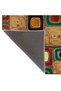 Mixed Color Checkered Geometric Patterned Modern Decorative Carpet 4448 - 5