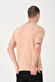 Men's Beige Crew Neck Slim Fit T-shirt - 6