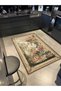 Modern Decorative Carpet with Rose and Flower Pattern in Frame 4413 - 3