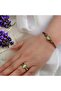 Pure Copper Anti-Allergic Natural Stone Bracelet & Ring Set - 6