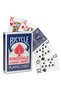 بطاقة ألعاب Pinochle Jumbo Index باللون الأزرق - 6