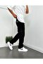 Men's Black Baggy Cargo Pants Jeans Fabric Baggy - 2