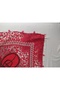 Almond Needlework Red Head Covering Scarf Prayer Cloth - 2