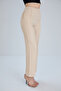 Front Stitched Linen Blended Trousers - 2