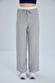Contrast Belted Linen Blended Trousers - 5