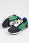 ® İTHAL Navy Blue Green Women's Sports Shoes BNI-10048 - 4