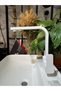 White Purifier Kitchen Faucet Square Premium Fixture Purifier Sink Tap Matte White