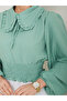 Women's Ayrobin Baby Collar Hijab Blouse - 6