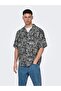ONLY&SONS Men's Comfortable Cut Patterned Summer Shirt22028514
