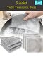 3 Pieces of Wire Dish Cleaning Cloth Inox Non-Scratch Double Layer Wire Dish Cloth