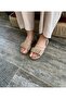 Luna Model Women's Stoned Summer Orthopedic Sole Sandals - 3