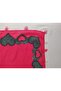 Snowflake Embroidered Pink Head Covering Scarf Prayer Cloth - 2