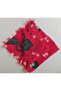 Snowflake Embroidered Pink Head Covering Scarf Prayer Cloth - 3