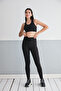 FITTED LACE-UP GATTERING TIGHTS - BLACK TIGHTS - FITTED TIGHTS - 2