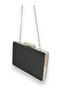 Black Non-Scratch Non-Handprint Matte Satin Evening Dress Bag Evening Bag Portfolio Clutch Wedding Engagement - 5
