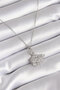 316L Steel Silver Color Zircon Stone Swan Model Women's Necklace