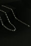 قلادة سلسلة رجالية من الفولاذ المطرز بنمط مربع - 2