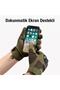 Waterproof, Breathable Fiber Leather Professional Motorbike Gloves with Velcro Fasteners. - 4