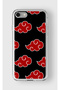 Akatsuki Design Printed Transparent Case Compatible with iPhone Se 2020 and 2022