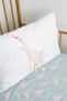 Organic Cotton Satin Fitted Sheet Set (90X190+20) Pillow Case (50X70) - Goose - 2