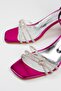 Heeled Large Size Stoned Evening Dress Shoes - 2