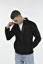 Zippered Nordic Black Men's Fleece 2snordıc2pr - 3