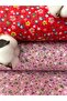 Poplin Flower Pattern Tableware Cloth, Skirt Dress 100% Cotton Fabric 100 x 170cm - 5