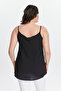 Plus Size New Season Rope Strap Collar Lace Stylish Evening Dress Model Sleeveless Flowy Blouse - 6
