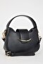 Women's Buckle Detailed Faux Leather Shoulder Bag B9355Axns - 3