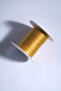 0.5 mm 50 Meter Prayer Bead String Dark Gold Yellow - 3