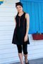 Tesmay Half Closed Zippered Tights Dress Swimsuit Water Repellent Fabric