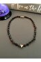 Drop Amber Children's Necklace, 38 cm, with Tiger Figurine