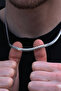Urban Snake Non-Tarnish Silver Color 100% Stainless Men's Chain Steel Necklace - 4