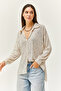 Women's Long Sleeve Sequined Shirt 2415-THL - 3