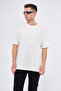 Krem Beyaz Oversize Tişört - 7