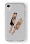 حافظة شفافة مطبوعة بتصميم Naruto Duo متوافقة مع هاتف iPhone XR
