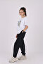 Raised Feather printed girl's tracksuit set for summer seasonal - 2